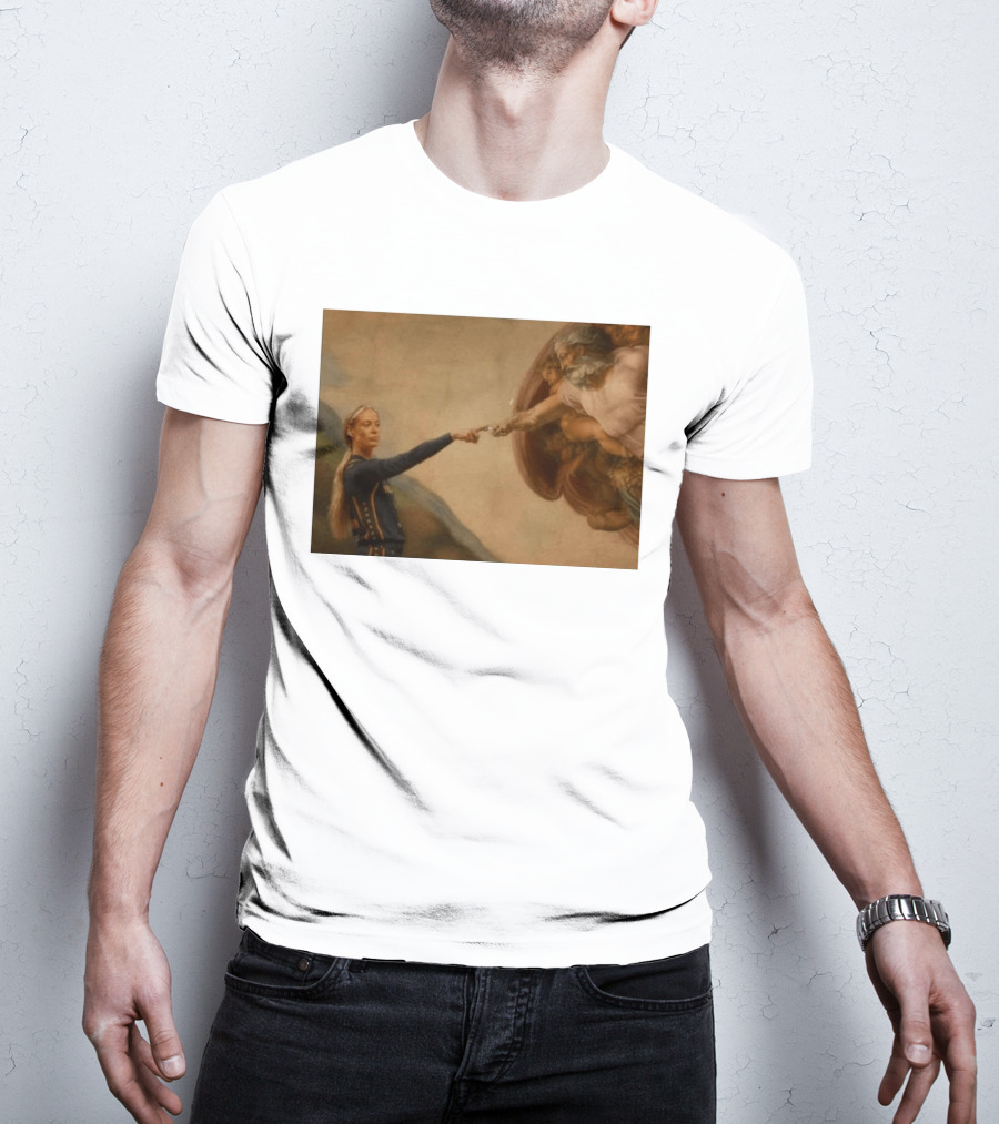 Creation Of Adam Indiana Fever Basketball Player T-Shirt