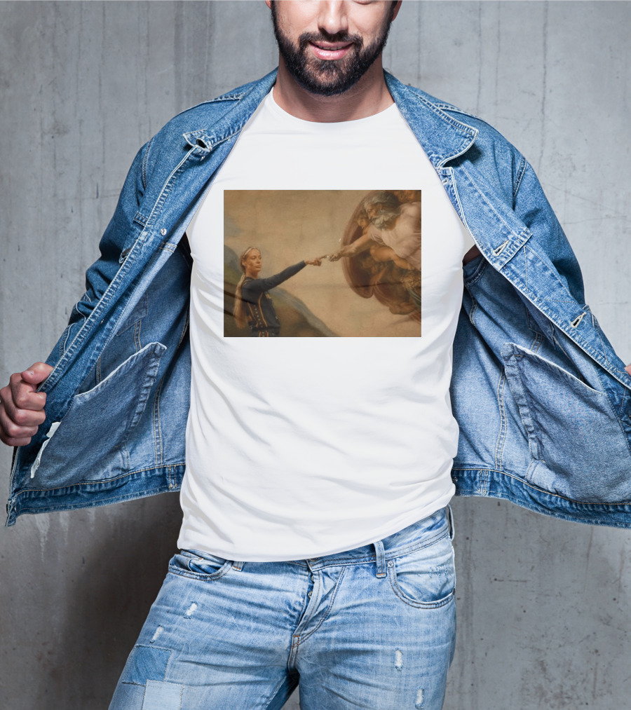 Creation Of Adam Indiana Fever Basketball Player T-Shirt