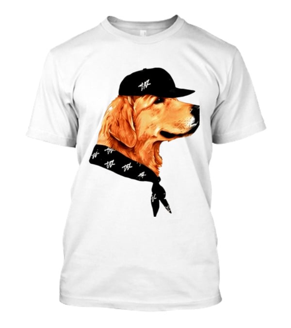 Ashton Kutcher Good Boy Dog Cap Bandana T-Shirt