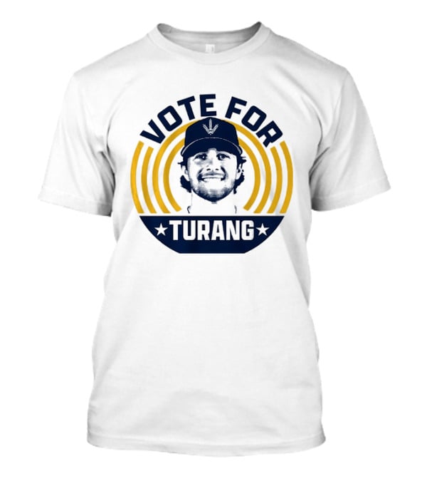 Vote For Brice Turang Milwaukee Brewers Baseball MLB Player T-Shirt