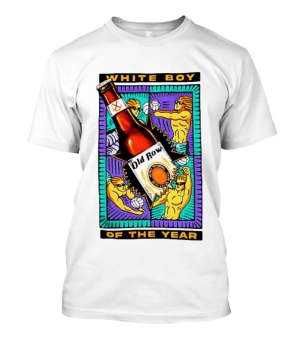 White Boy Of The Year Old Row Admit Nothing Deny Everything Volleyball T-Shirt