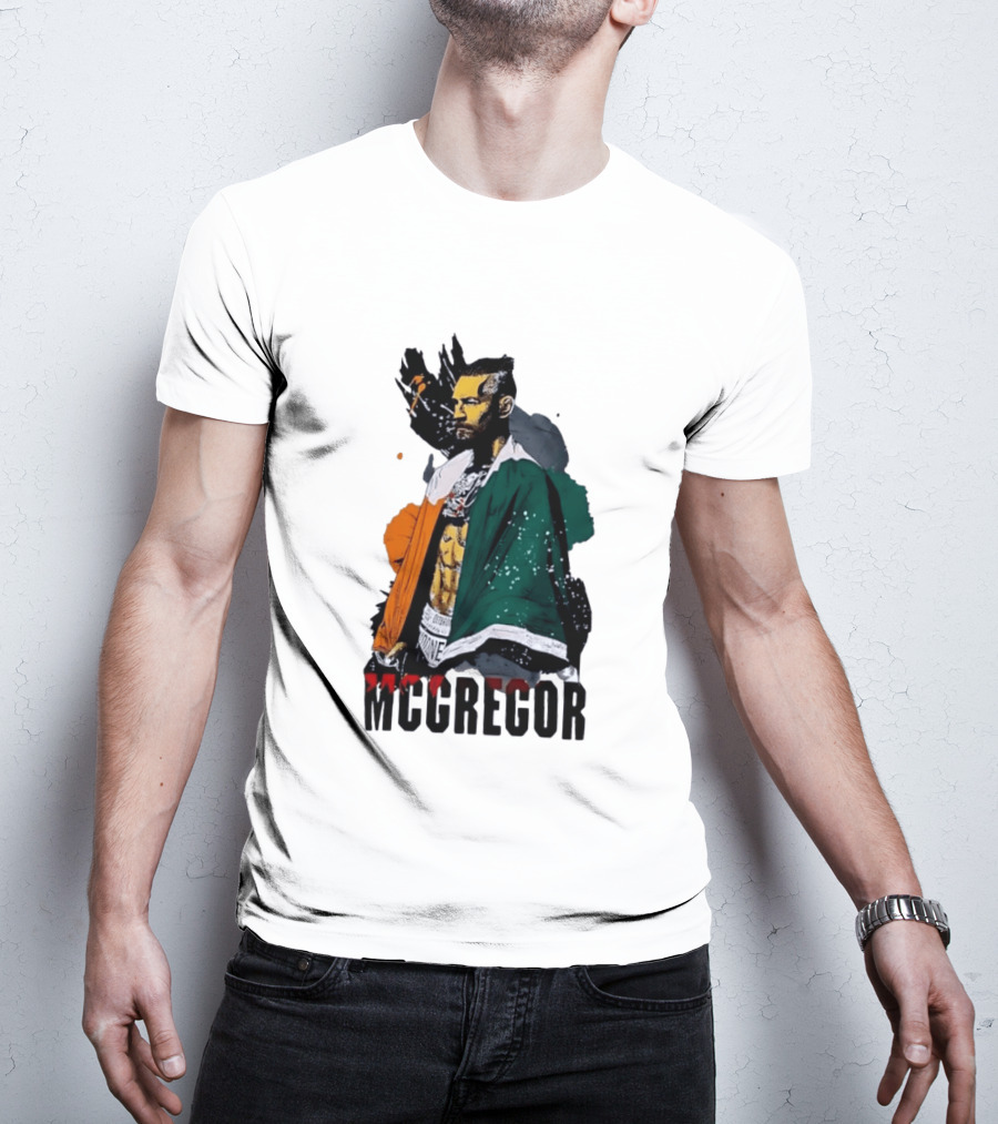McGregor Irish Flag Warrior In The Cage T-Shirt