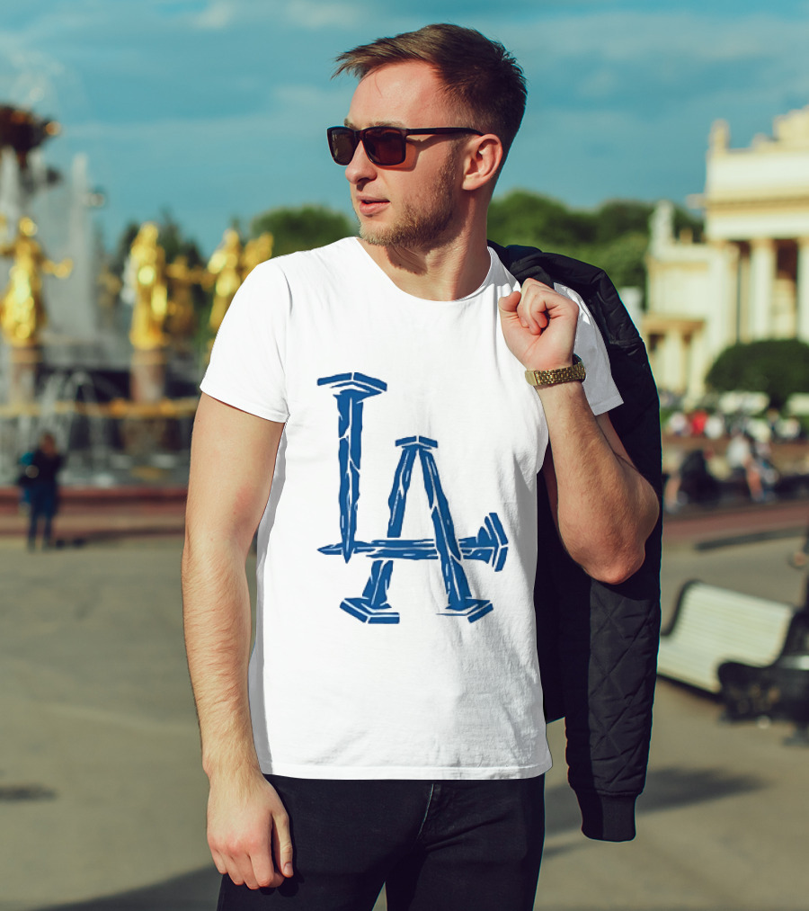 Los Angeles Dodgers LA Nails Baseball Team T-Shirt