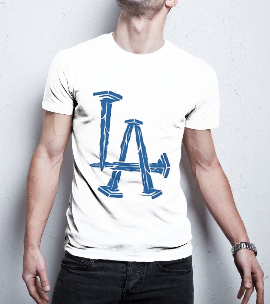 Los Angeles Dodgers LA Nails Baseball Team T-Shirt