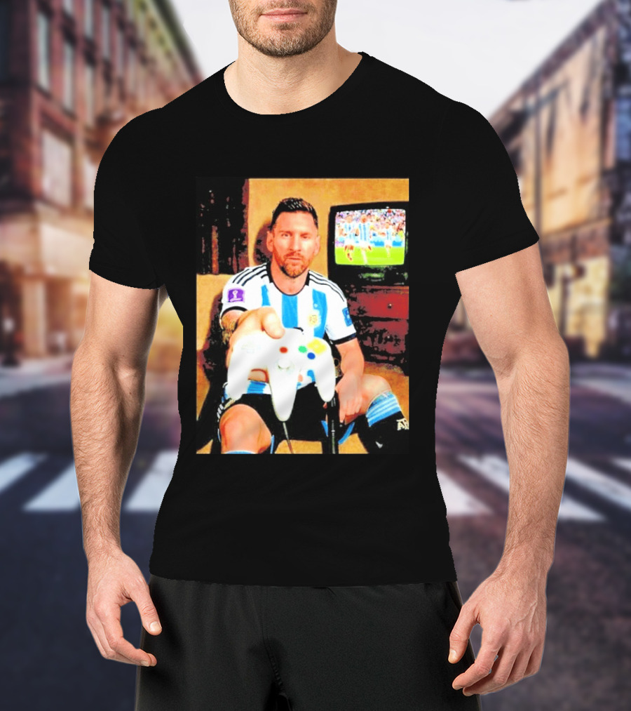 Argentina National Team Icon Lionel Messi Gaming Experience T-Shirt