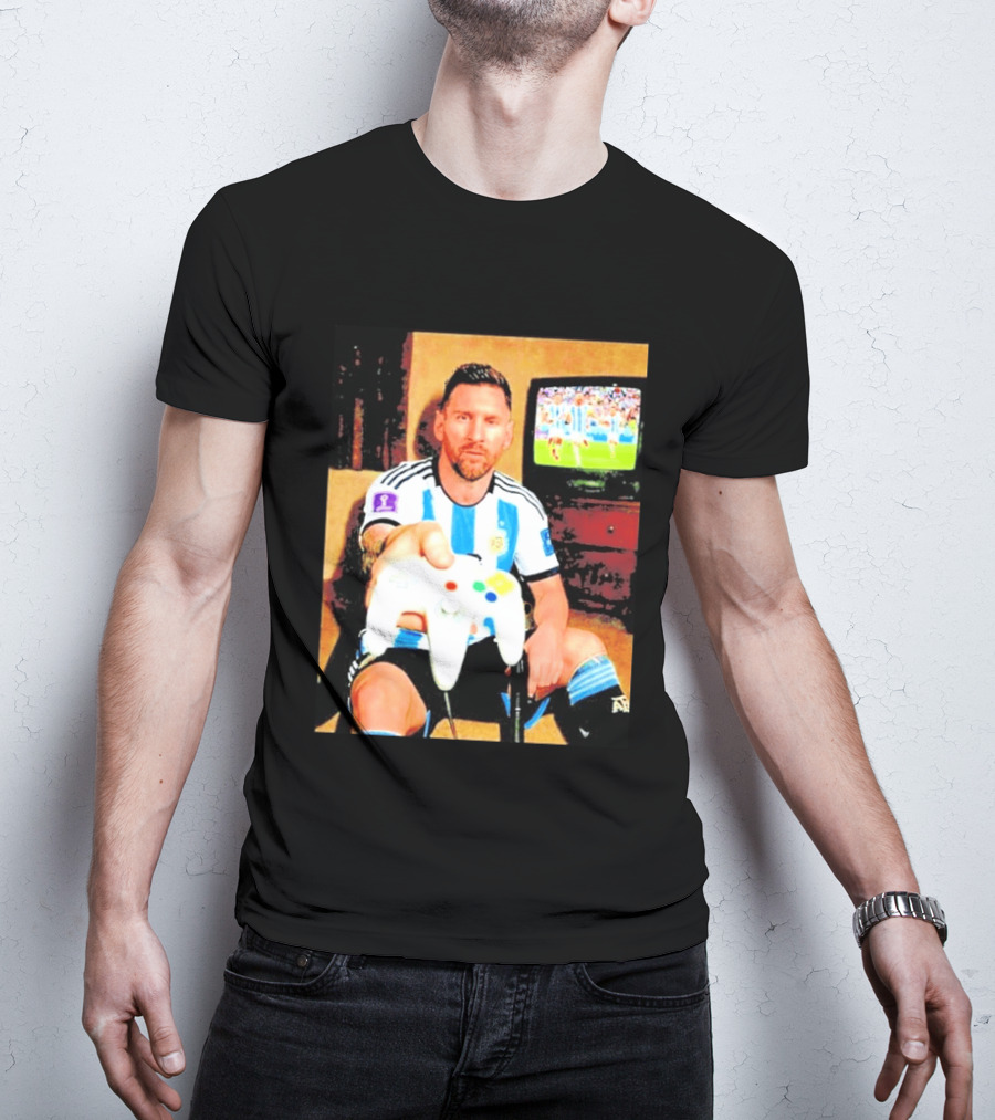 Argentina National Team Icon Lionel Messi Gaming Experience T-Shirt
