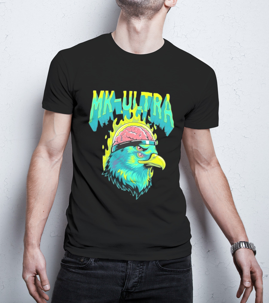 MK Ultra Eagle Brain Helmet T-Shirt