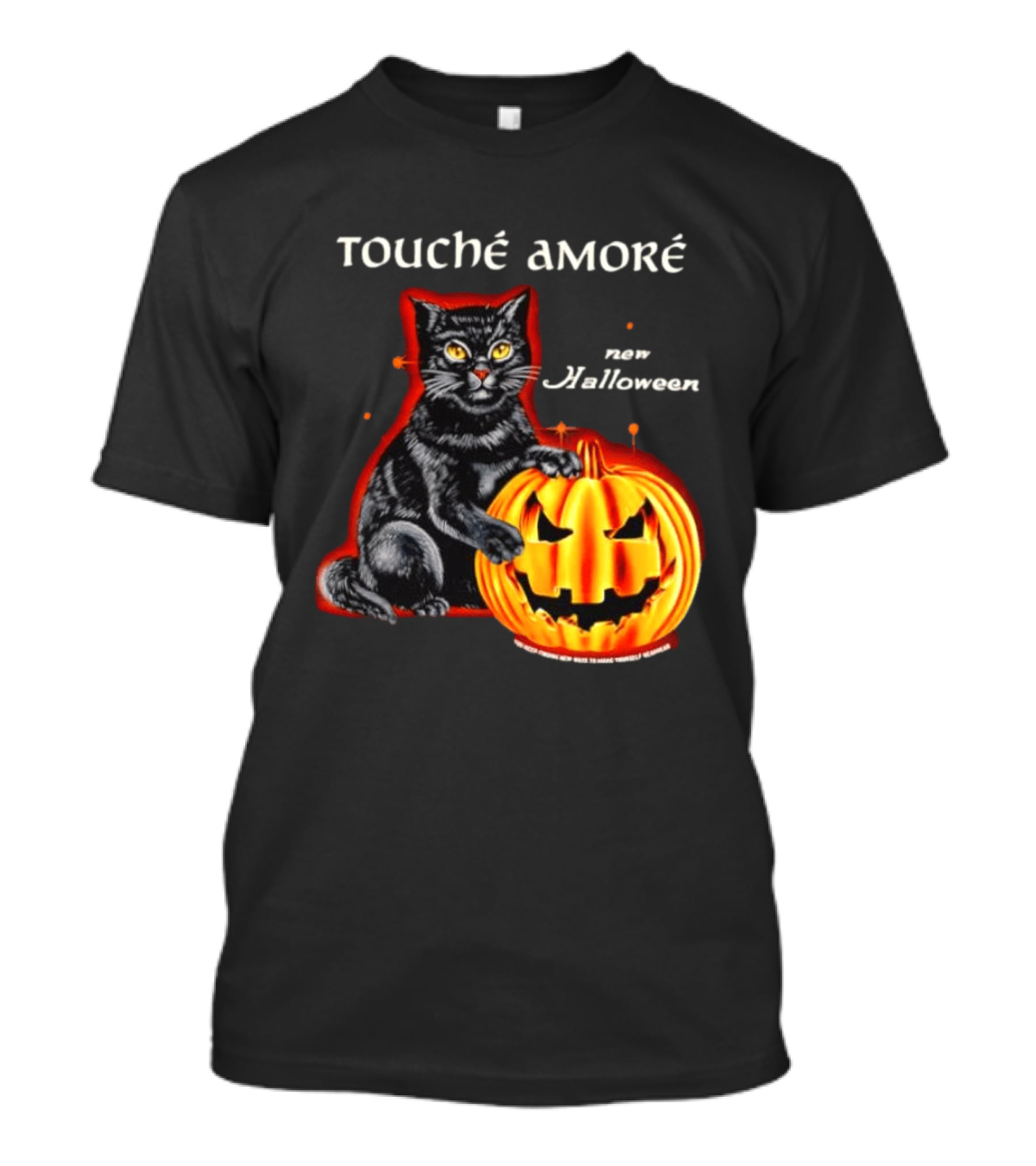 Touche Amore Black Cat Jack O Lantern New Halloween You Keep Finding New Ways T-Shirt