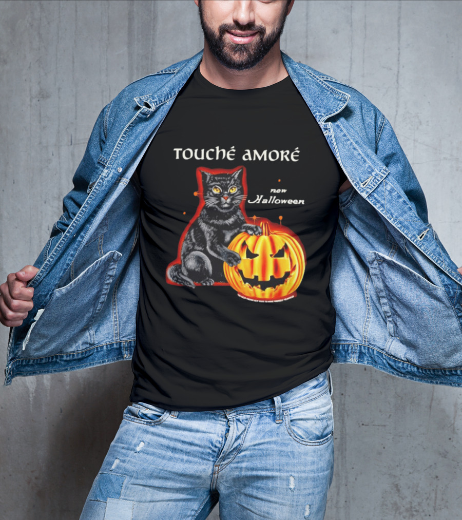 Touche Amore Black Cat Jack O Lantern New Halloween You Keep Finding New Ways T-Shirt