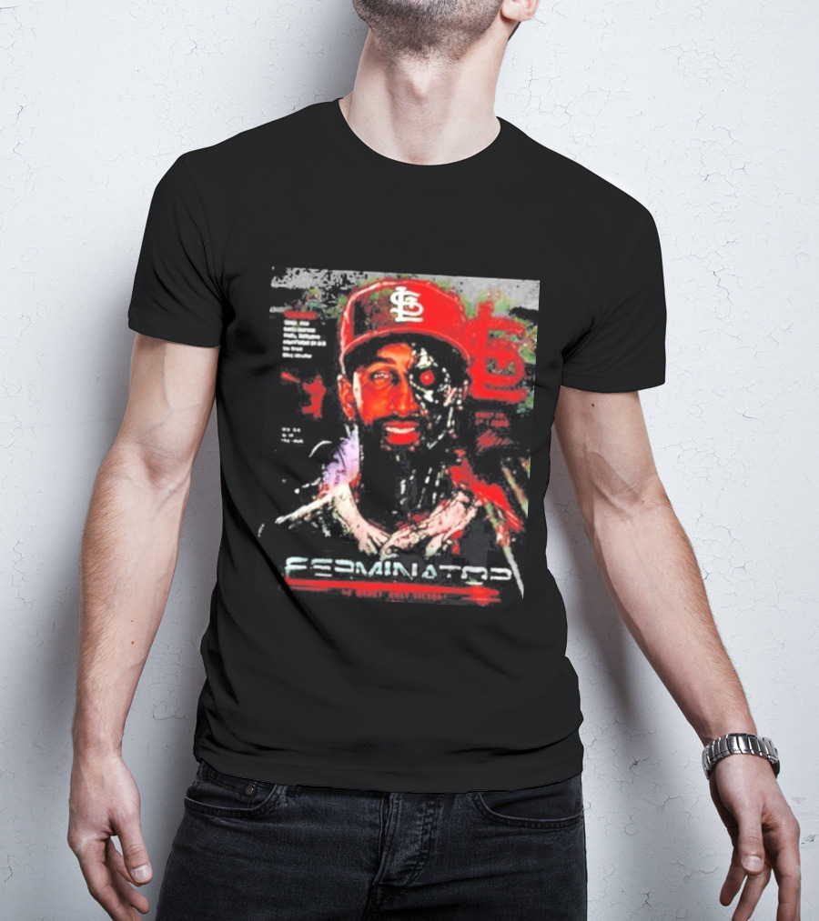 2026 St. Louis Cardinals Jose Fermin Ferminator Cyborg T-Shirt