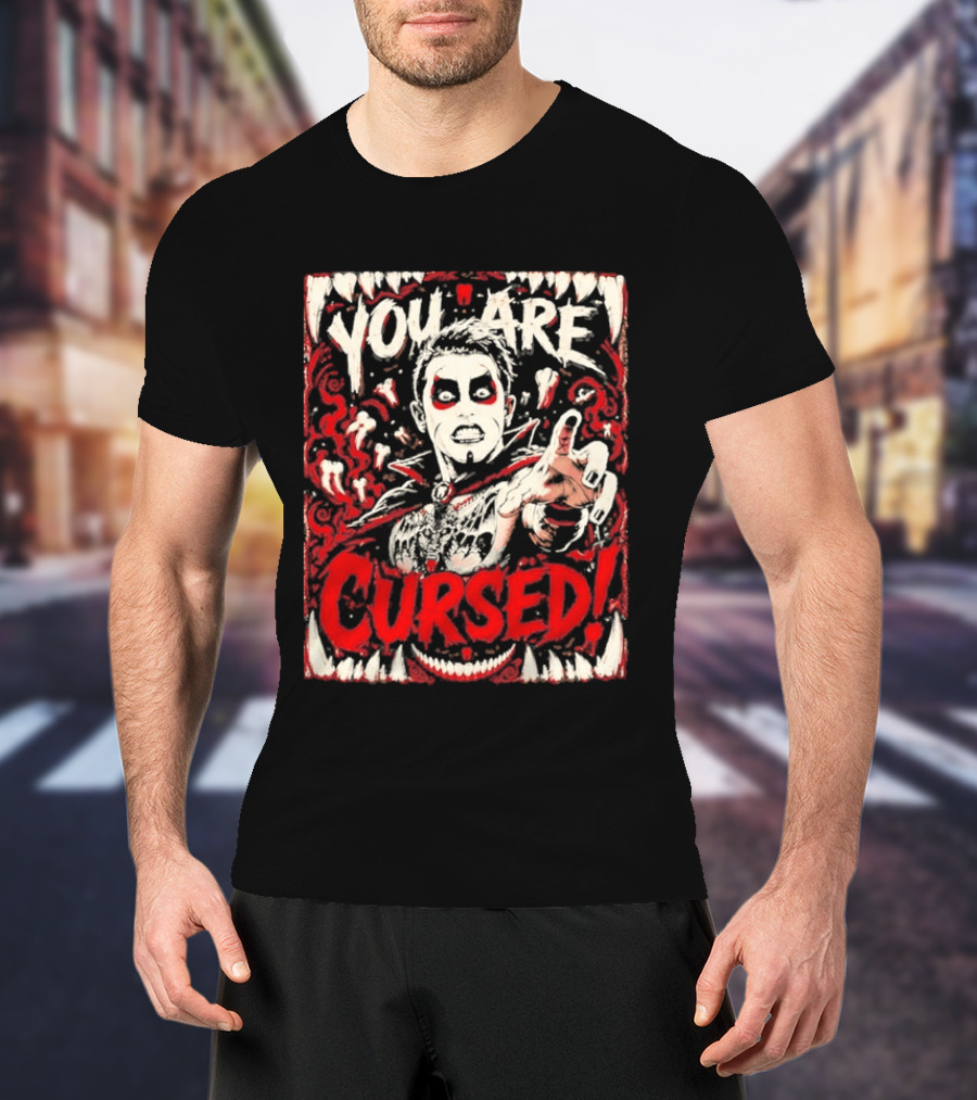 Danhausen You Are Cursed Pro Wrestling T-Shirt
