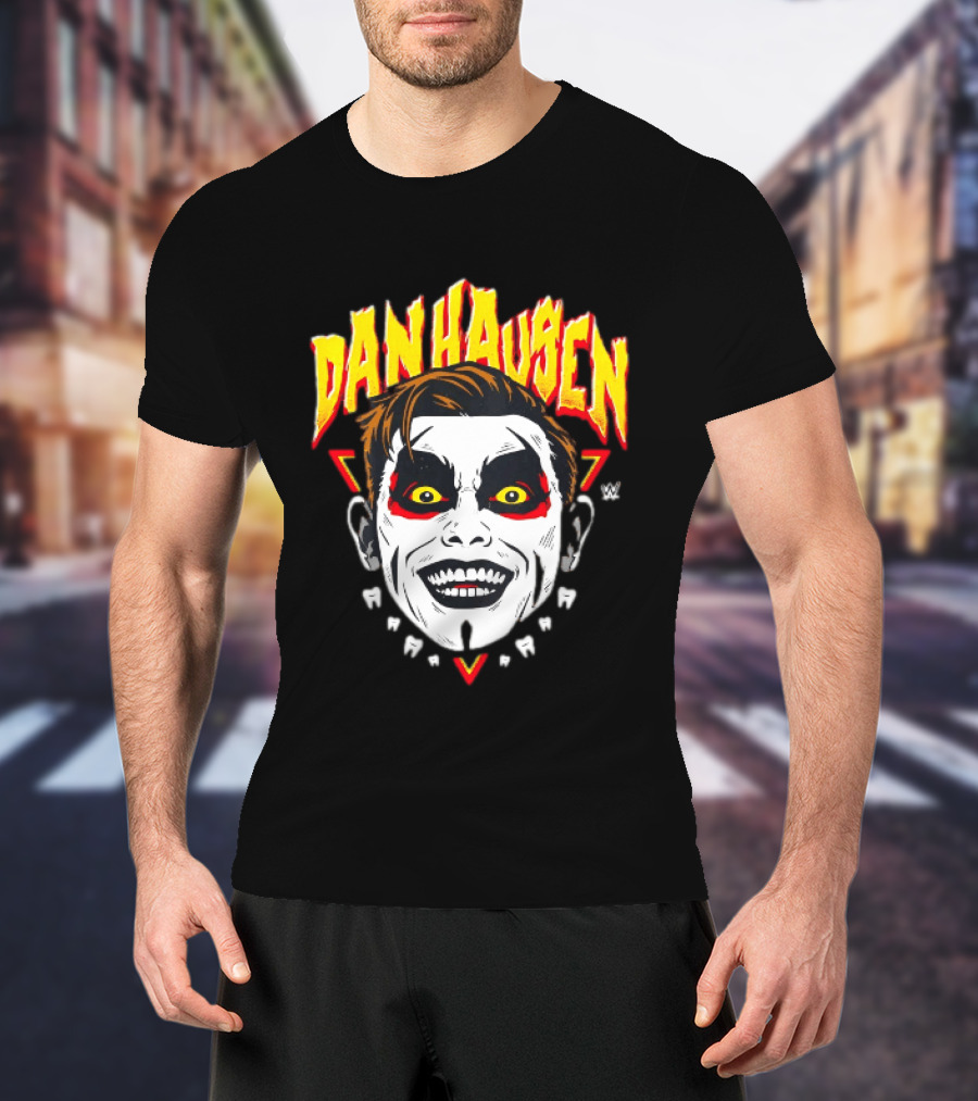 Danhausen Face Paint Yellow Eyes Red Triangle WWE T-Shirt
