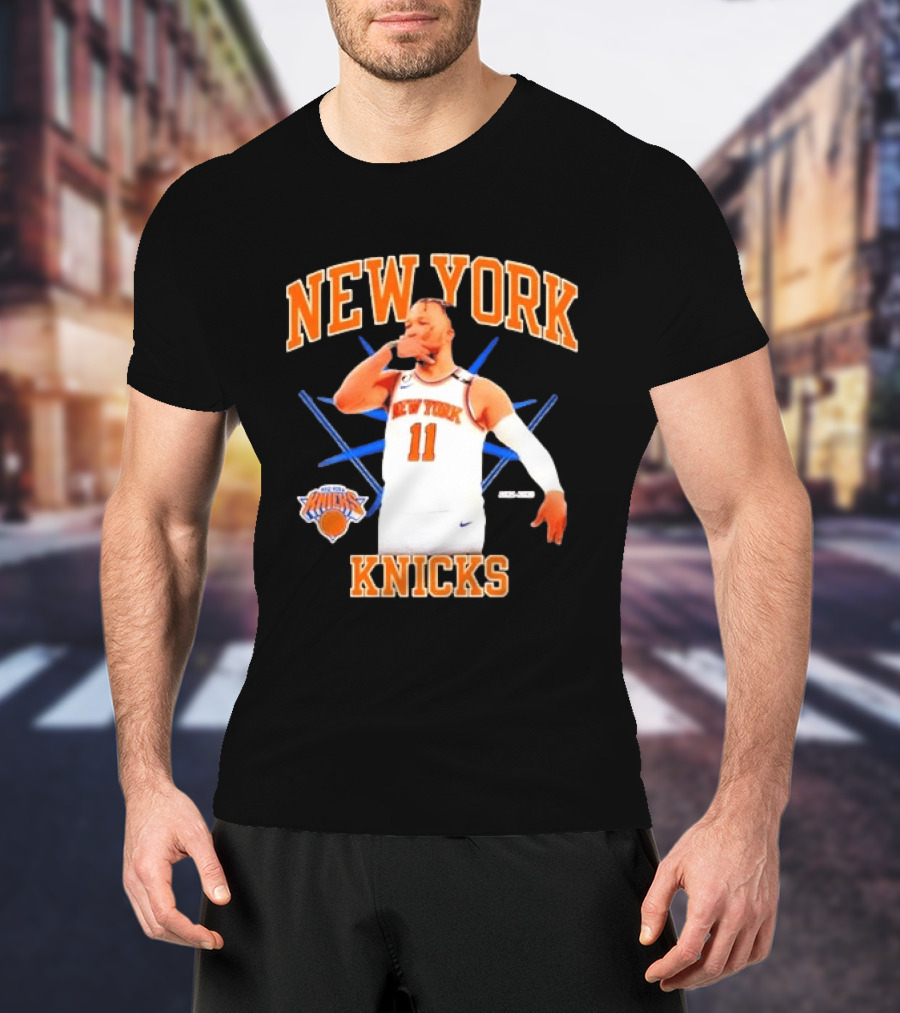 New York Knicks Jalen Brunson 11 NBA Basketball 3 Point 2026 T-Shirt
