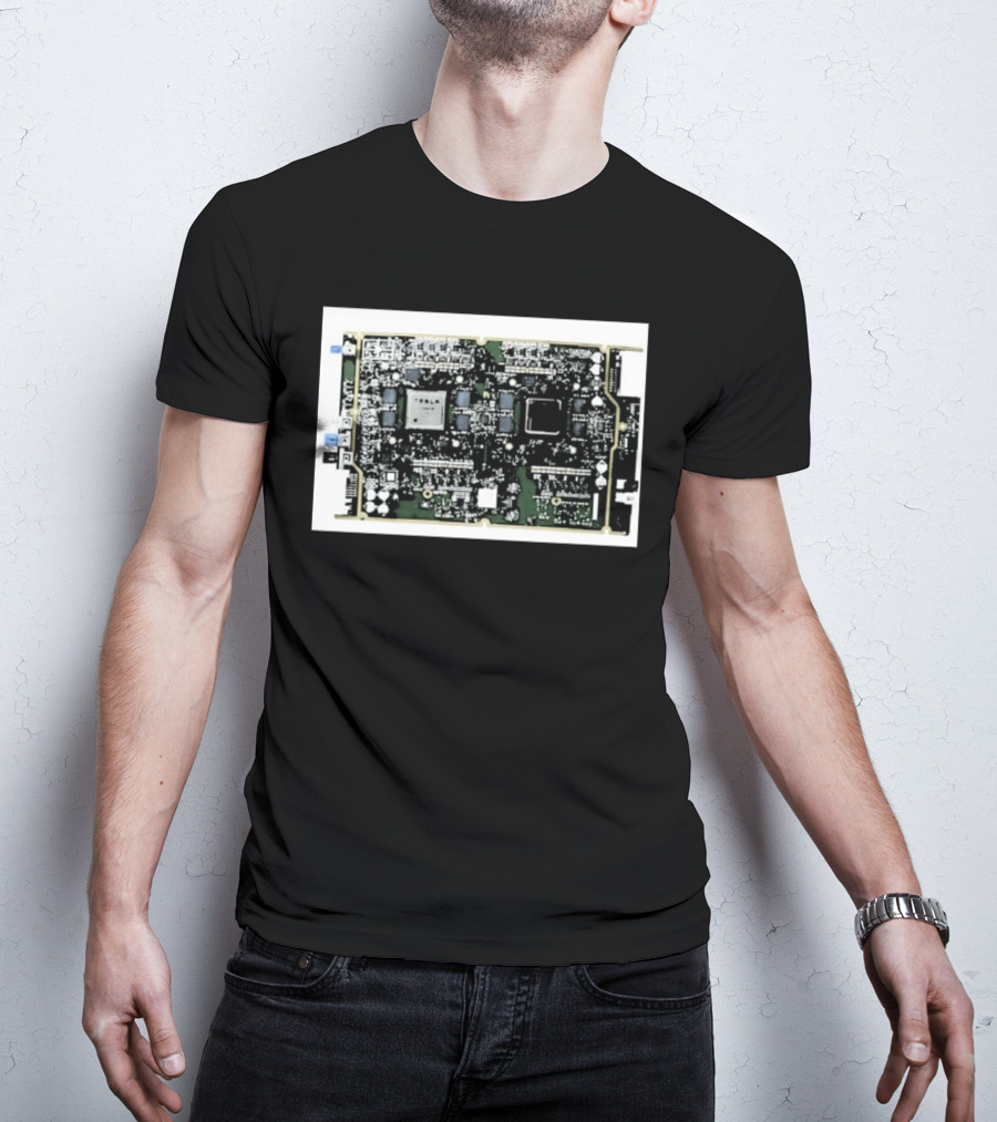 Tesla HW4 Brain Circuit Board Computer Chip Technology T-Shirt