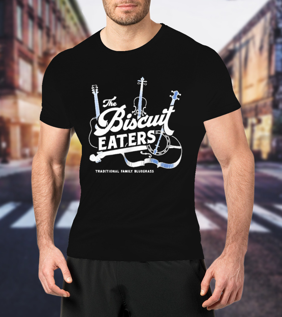 The Biscuit Eaters Traditional Family Bluegrass Musical Instruments T-Shirt