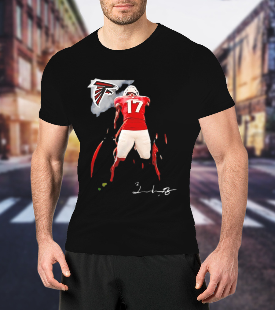 Atlanta Falcons Rookie Zachariah Branch Number 17 T-Shirt