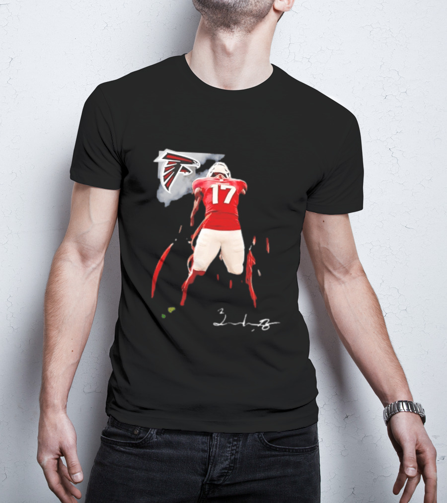Atlanta Falcons Rookie Zachariah Branch Number 17 T-Shirt