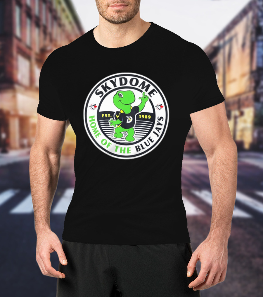 Toronto Blue Jays SkyDome Turtle Est 1989 Home Of The Blue Jays T-Shirt