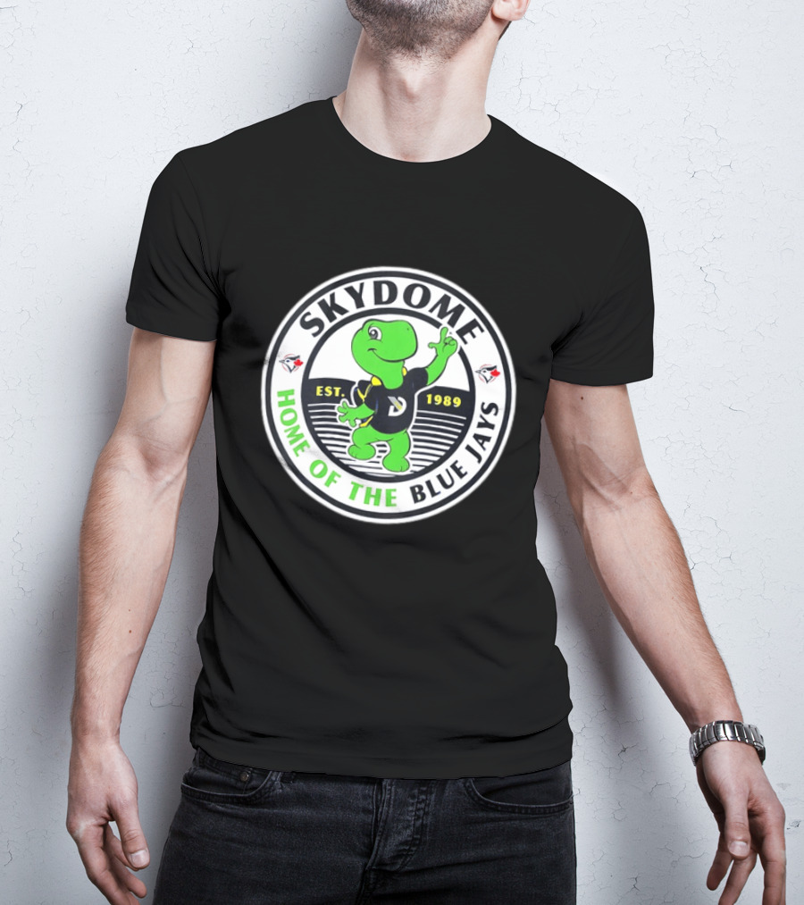 Toronto Blue Jays SkyDome Turtle Est 1989 Home Of The Blue Jays T-Shirt