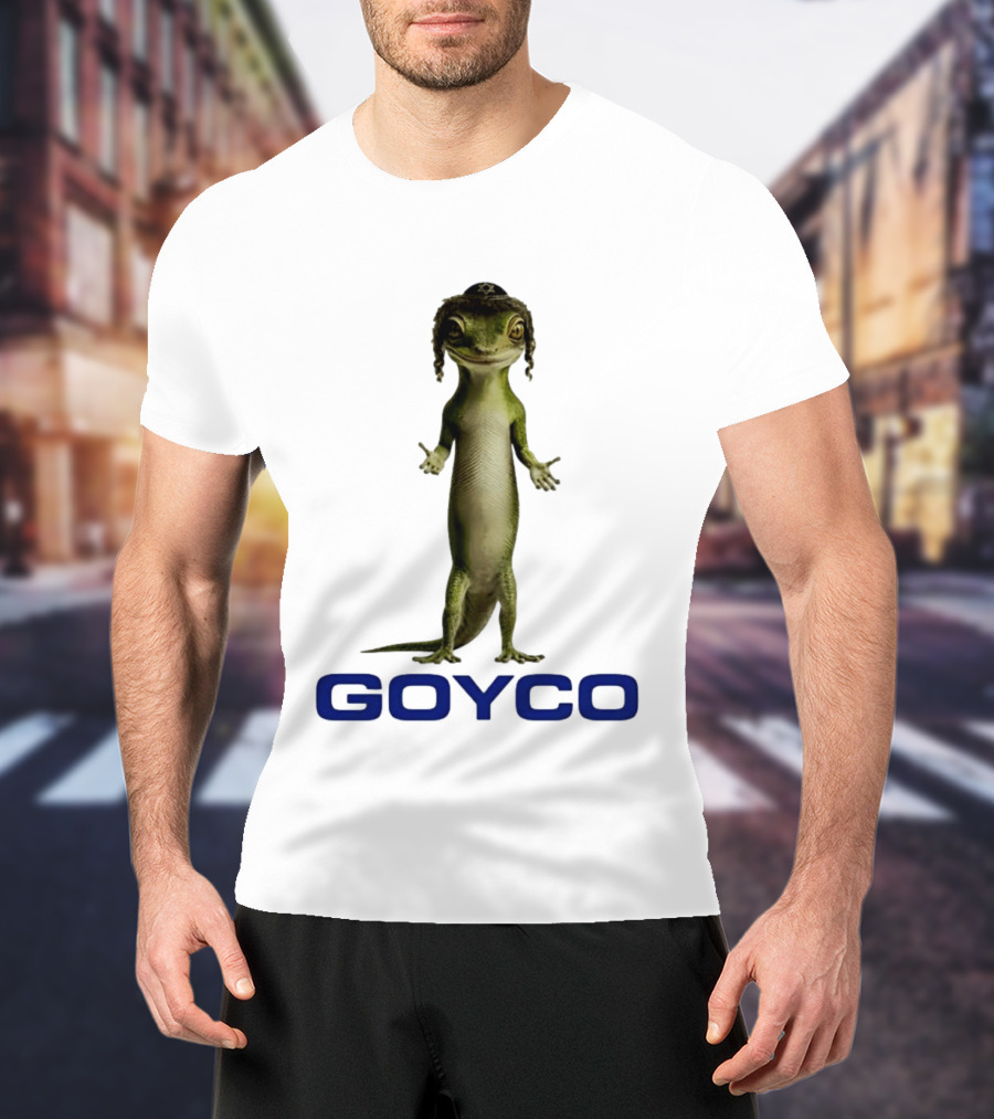 Goyco Lizard With Kippah And Payot T-Shirt