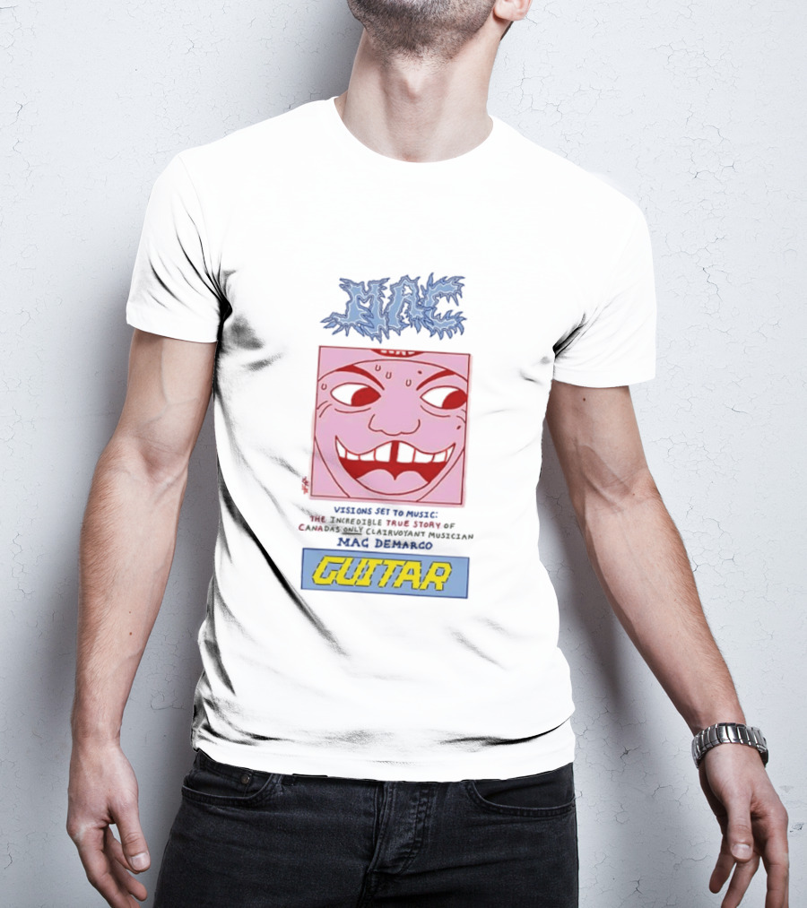 MAC Visions Set To Music Guitar Mac Demarco True Story T-Shirt