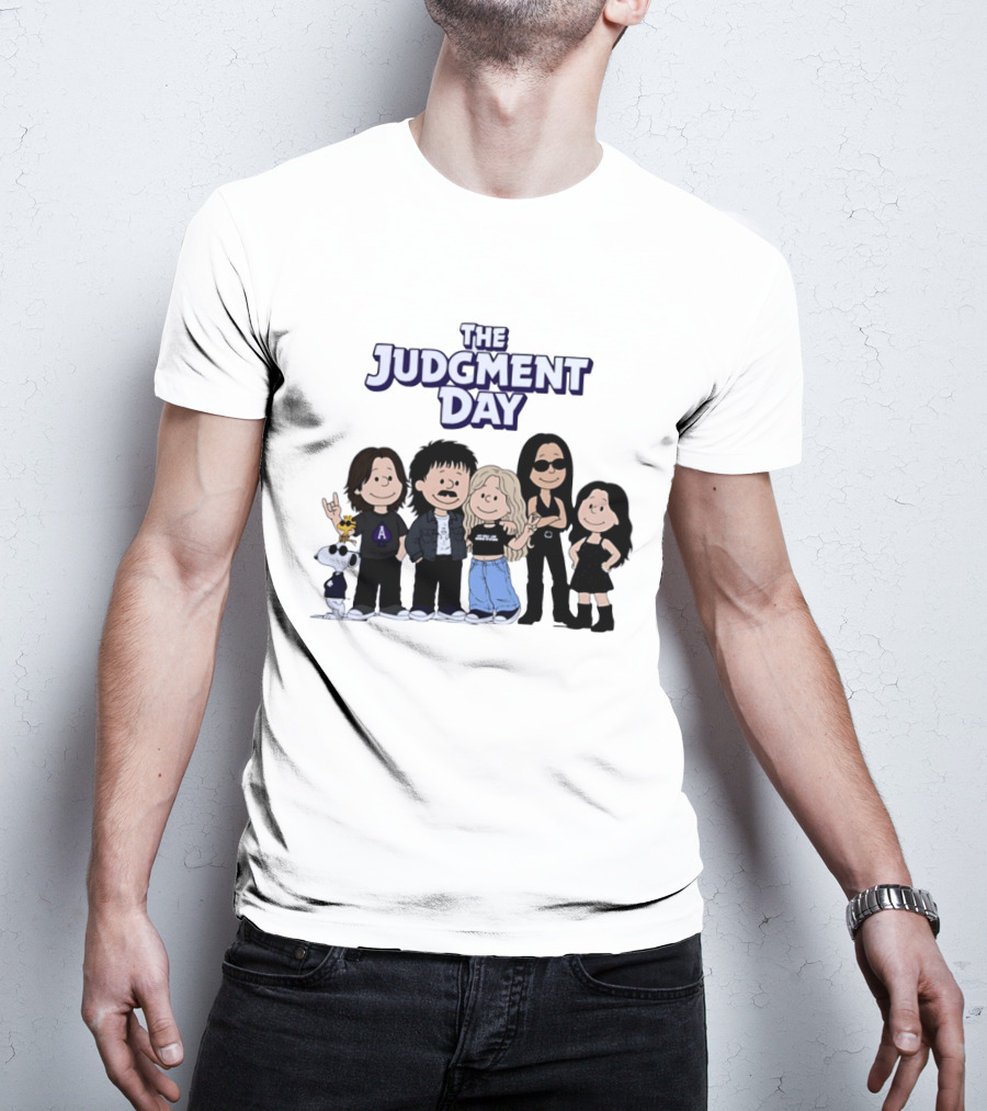 The Judgment Day Peanuts Cartoon Characters Mashup T-Shirt