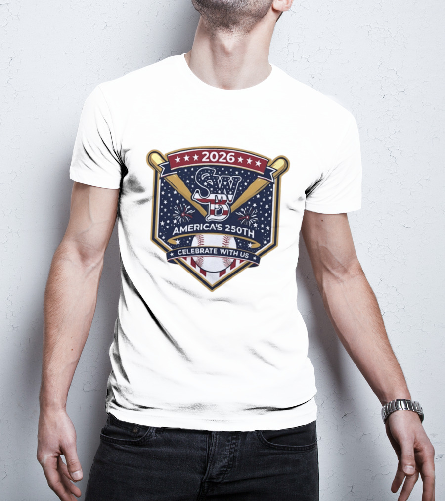 2026 SWB America's 250th Celebrate With Us Baseball T-Shirt