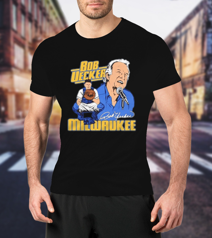 Bob Uecker Milwaukee Catcher Microphone 2026 T-Shirt