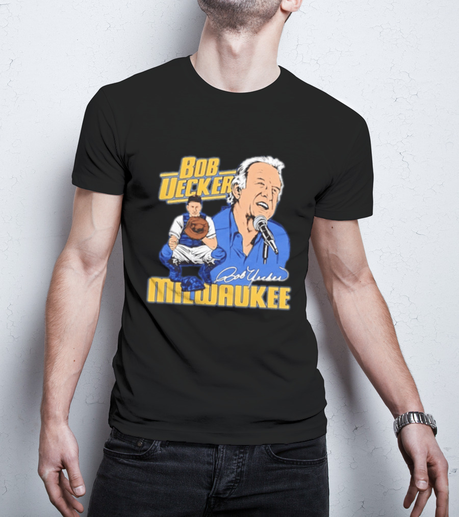 Bob Uecker Milwaukee Catcher Microphone 2026 T-Shirt