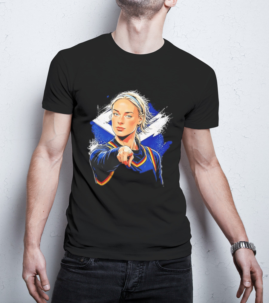 Indiana Fever Sophie Cunningham Pointing Meme T-Shirt