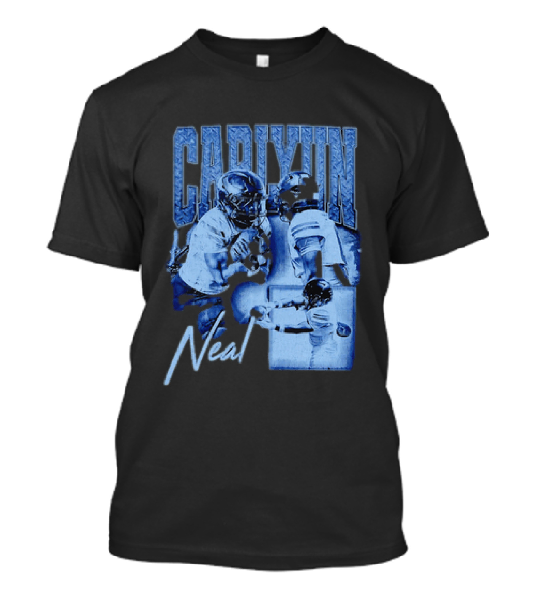 Carlyun Neal Alabama Crimson Tide Football Player Action Collage T-Shirt