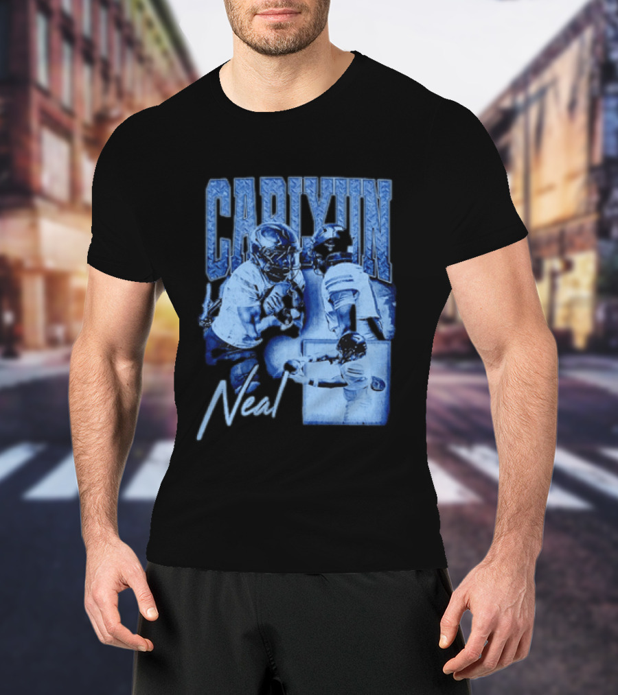 Carlyun Neal Alabama Crimson Tide Football Player Action Collage T-Shirt