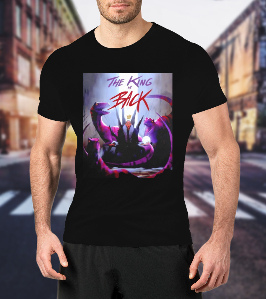 Kawhi Leonard Toronto Raptors The King Is Back Raptors Crown Return T-Shirt