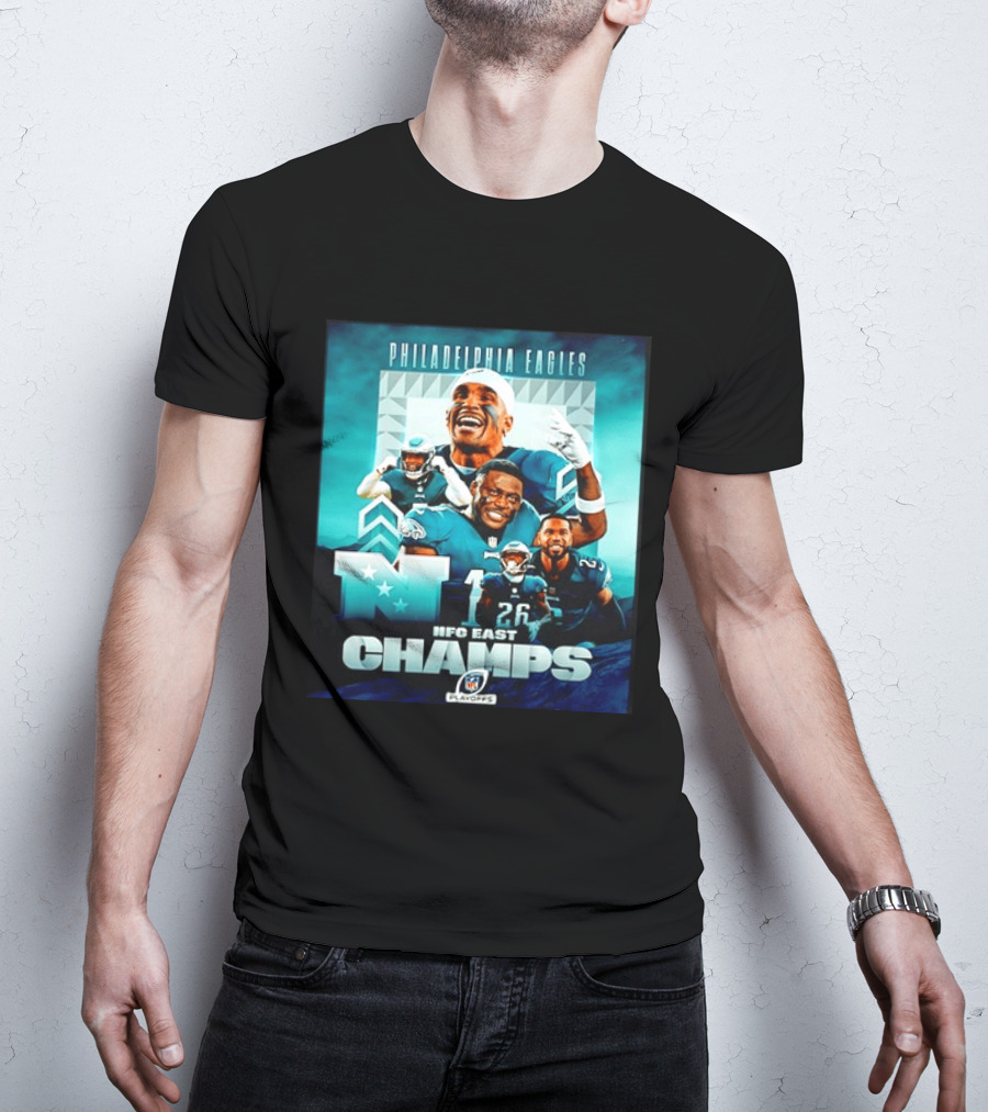 Philadelphia Eagles NFC East Champs 2022 Playoffs T-Shirt