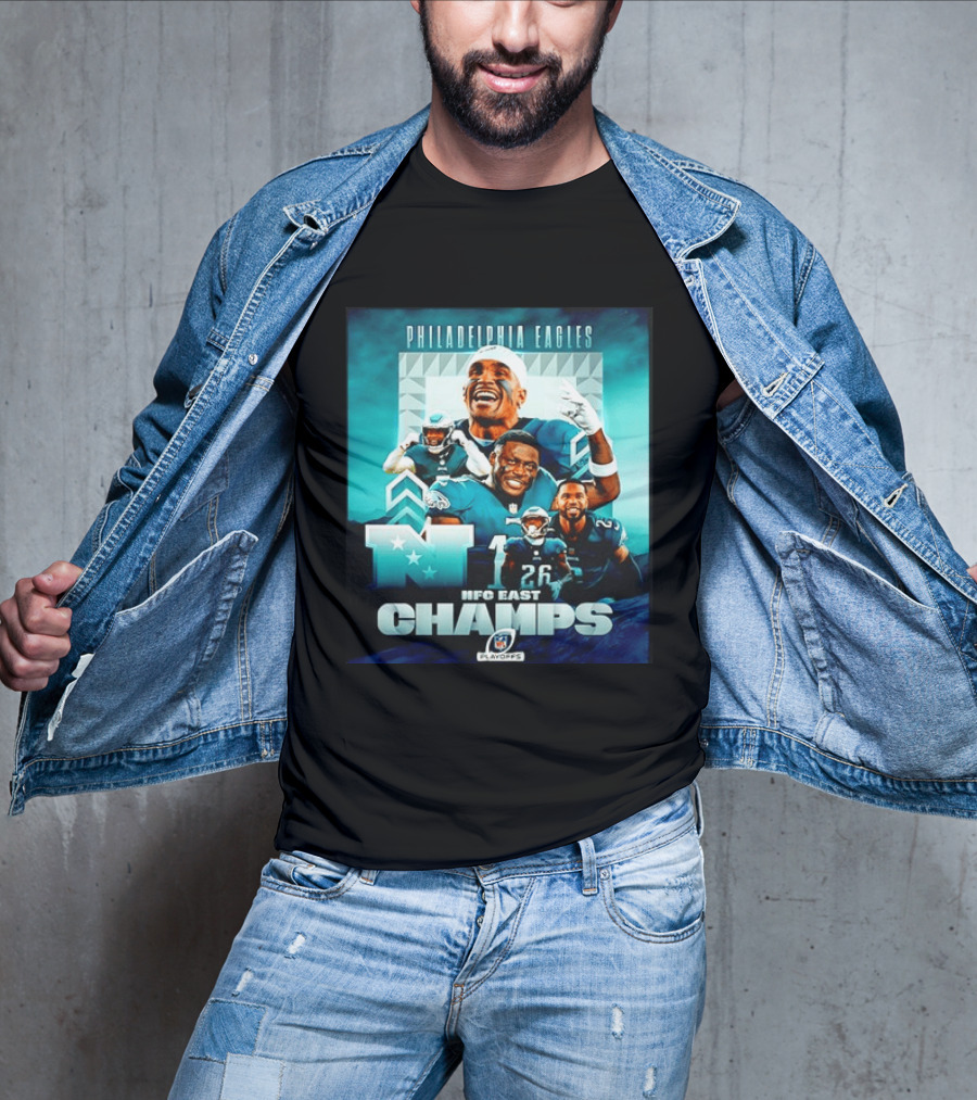 Philadelphia Eagles NFC East Champs 2022 Playoffs T-Shirt