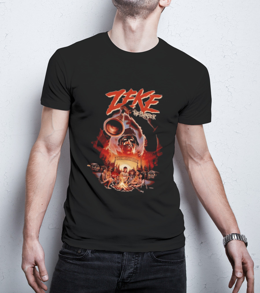 Zeke The Plumber Camp Anawanna Salute Your Shorts Horror Movie Mashup T-Shirt