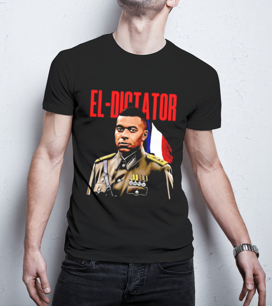 El Dictator Kylian Mbappe Military Jacket French Flag T-Shirt