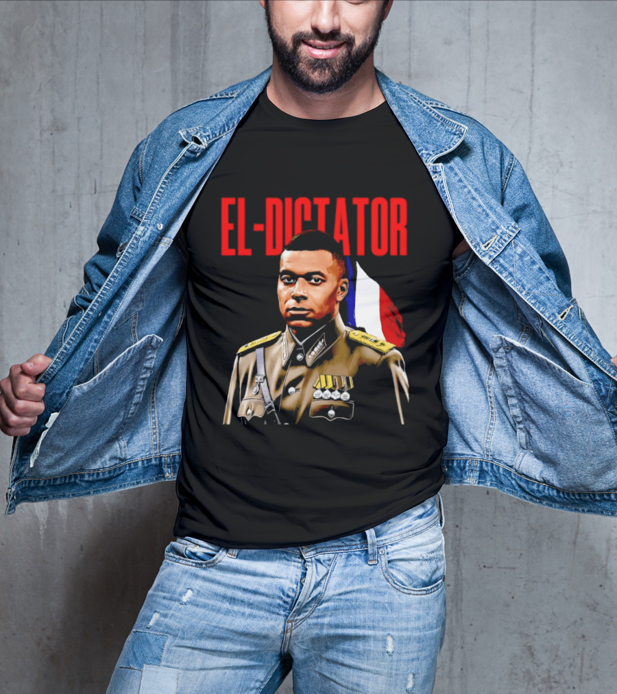 El Dictator Kylian Mbappe Military Jacket French Flag T-Shirt