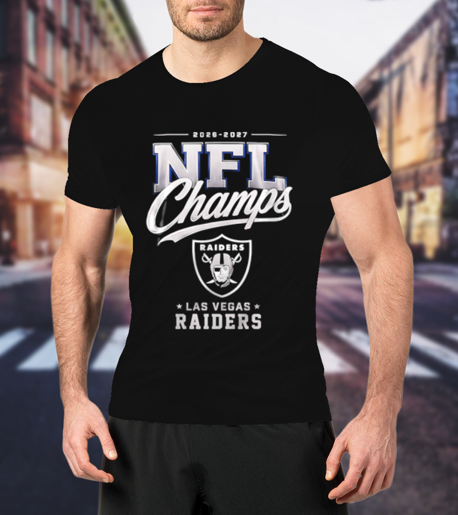 2026 2027 NFL Champs Las Vegas Raiders T-Shirt