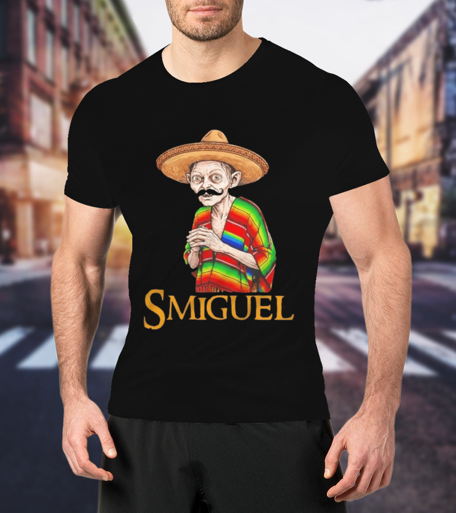 Smiguel Gollum Sombrero Rainbow Poncho T-Shirt