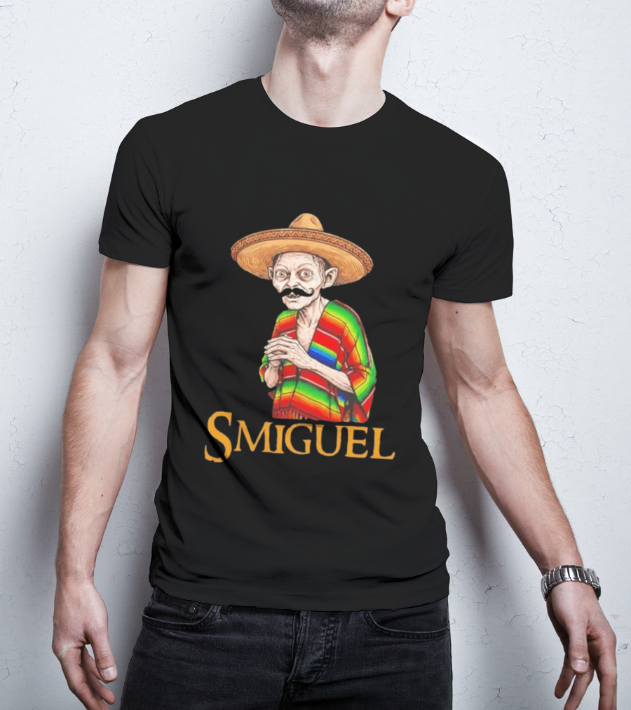 Smiguel Gollum Sombrero Rainbow Poncho T-Shirt