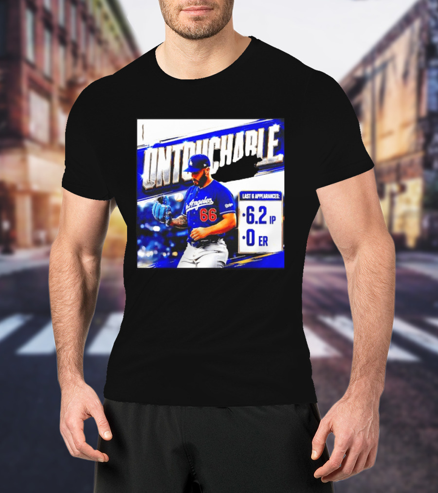 Los Angeles 66 Untouchable Last 6 Appearances 6.2IP 0ER T-Shirt
