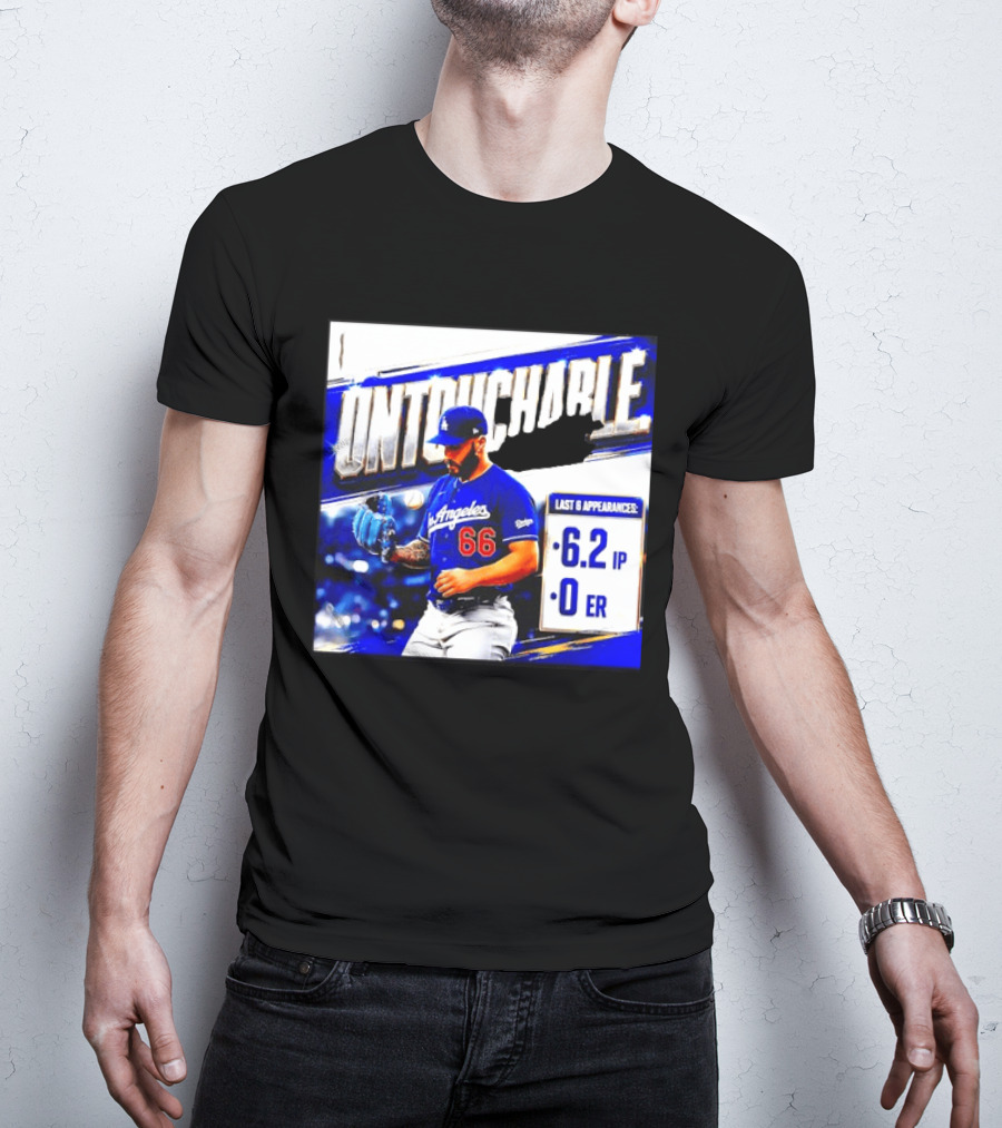 Los Angeles 66 Untouchable Last 6 Appearances 6.2IP 0ER T-Shirt