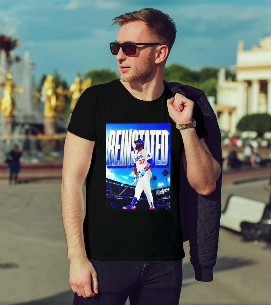 Teoscar Hernandez Reinstated Los Angeles Dodgers 37 T-Shirt