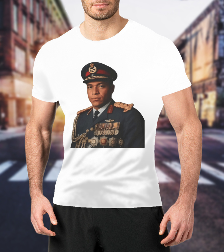 Kylian Mbappe Military Uniform Meme T-Shirt