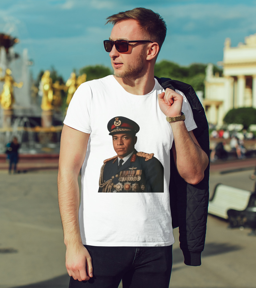 Kylian Mbappe Military Uniform Meme T-Shirt