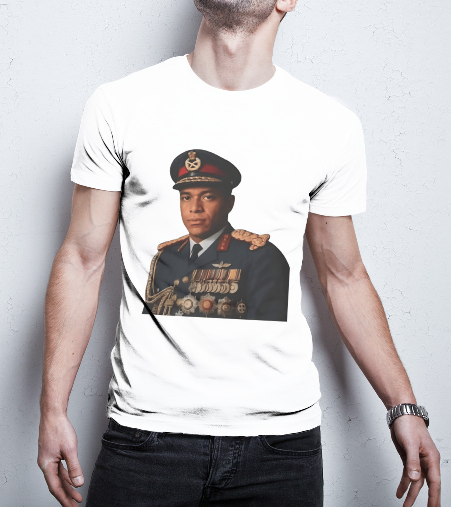 Kylian Mbappe Military Uniform Meme T-Shirt
