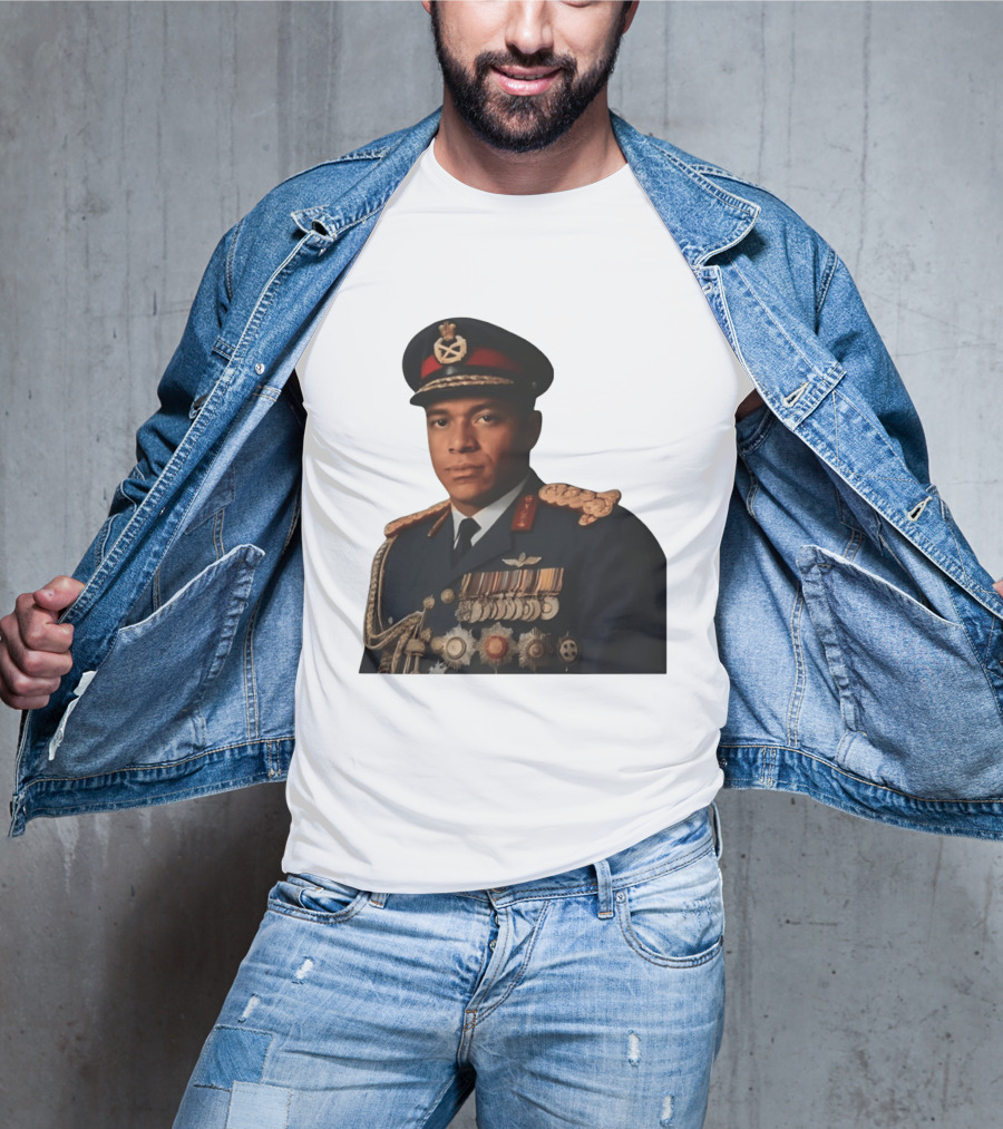 Kylian Mbappe Military Uniform Meme T-Shirt