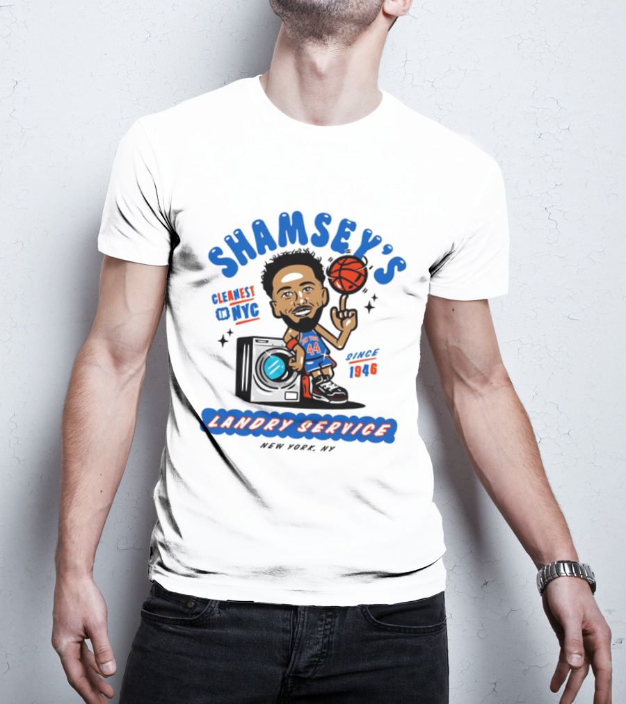 Shamsey's Landry Service New York Knicks Since 1946 NYC T-Shirt