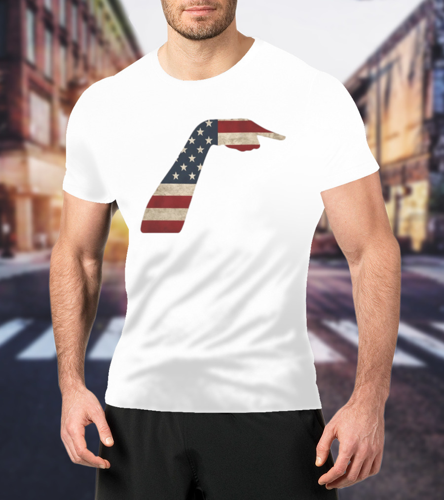Sophie Cunningham American Flag Pointing Hand Patriotic USA Indiana Fever 2026 T-Shirt